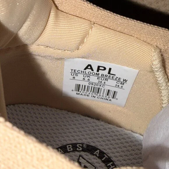Athletic Propulsion Labs APL Techloom Breeze Champagne Sneakers Size 8 NEW - Picture 6 of 6